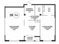 2-комнатная квартира · 90.6 м² · 2/3 этаж, Кенесары хана 43/7 за ~ 115.6 млн ₸ в Алматы, Наурызбайский р-н — фото 2