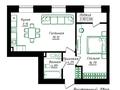 2-комнатная квартира · 55 м² · 8/12 этаж, Жумекен Нажимеденов 26 за 33.5 млн ₸ в Астане, Сарайшык р-н — фото 9