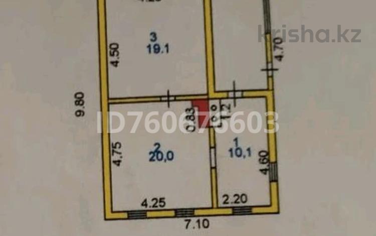 Отдельный дом · 2 комнаты · 49.2 м² · 4.94 сот., Парковая 113 за 23 млн 〒 в Петропавловске — фото 2
