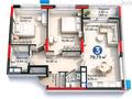 3-комнатная квартира · 80 м² · 3/12 этаж, Е 900 10 за 62.4 млн ₸ в Астане, Есильский р-н