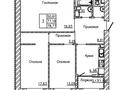 3-комнатная квартира · 74 м² · 7/9 этаж, Сыганак 12 за ~ 44 млн ₸ в Астане, Нура р-н — фото 2