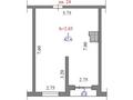 1-бөлмелі пәтер · 43.4 м² · 4/6 қабат, Мкр. Кайрат уч. 377, бағасы: 24.5 млн ₸ в Алматы, Турксибский р-н — фото 2