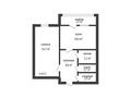 1-комнатная квартира · 47.2 м² · 4/7 этаж, Алтын Орда за 16.8 млн ₸ в Актобе — фото 9