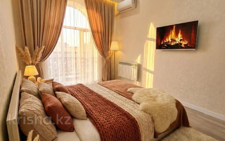 1-комнатная квартира · 50 м² · 15/15 этаж, 17-й мкр, ​17-й микрорайон 6 — Самая уютная квартира в ЖК Green Plaza | Белоснежный страйп-сатин и комфорт за 15 000 〒 в Актау — фото 193