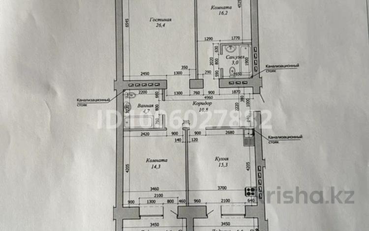 3-бөлмелі пәтер · 98.8 м² · 4/9 қабат, мкр. Алтын орда, Алия Молдагулова, бағасы: 35.5 млн ₸ в Актобе — фото 2