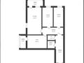 3-комнатная квартира, 83 м², 2/5 этаж, Акбидай 13 за ~ 23.2 млн 〒 в Кокшетау — фото 2