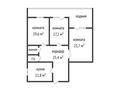 3-комнатная квартира · 109.5 м² · 5/5 этаж, ул. Г Каирбекова за 50 млн ₸ в Костанае — фото 21