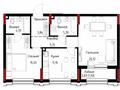 2-бөлмелі пәтер · 66.86 м², пересечение пр. Мәңгілік Ел и ул. Хусейн бен Талал 9/3, бағасы: ~ 51.1 млн ₸ в Астане, Есильский р-н — фото 3