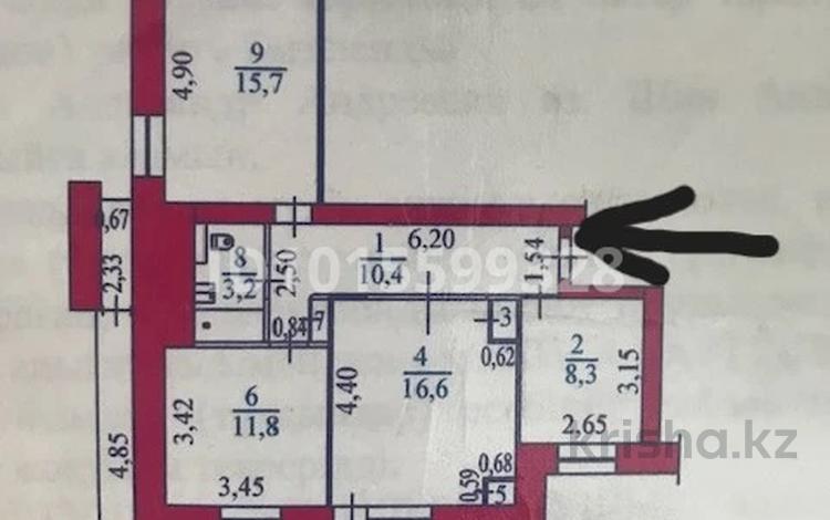 3-бөлмелі пәтер · 70 м² · 7/9 қабат, Ауэзова 6/1, бағасы: 48 млн ₸ в Усть-Каменогорске, Ульбинский — фото 3