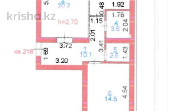 2-бөлмелі пәтер · 64 м² · 6/8 қабат, Улы Дала — Кайсенова, бағасы: ~ 45 млн 〒 в Астане, Есильский р-н — фото 2