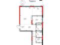 2-комнатная квартира · 95.87 м² · 1/3 этаж, Култобе — Большая терраса - 21 квадрат! Ключи на руках! за 150 млн ₸ в Алматы — фото 3