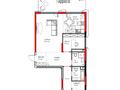 2-комнатная квартира · 95.87 м² · 1/3 этаж, Култобе — Большая терраса - 21 квадрат! Ключи на руках! за 150 млн ₸ в Алматы — фото 4