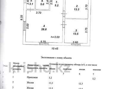 Отдельный дом • 2 комнаты • 68.9 м² • 5 сот., Рахимбаева 2 за ~ 24.8 млн 〒 в 