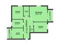 4-бөлмелі пәтер · 123.3 м² · 3/5 қабат, Наурыз 6А, бағасы: 63 млн ₸ в Костанае — фото 2