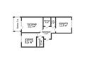 2-комнатная квартира · 58.2 м² · 9/9 этаж, Аэропорт 33 за 22.5 млн 〒 в Костанае — фото 6