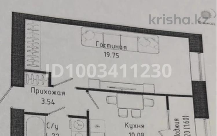 1-комнатная квартира · 39.19 м², Улица Жумекен Нажимеденов 30/1 за 20 млн 〒 в Астане — фото 2