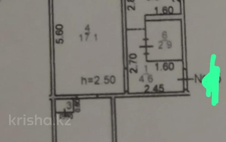 2-бөлмелі пәтер, 47 м², 5/5 қабат, Салтанат 8, бағасы: 10.5 млн 〒 в Таразе — фото 2