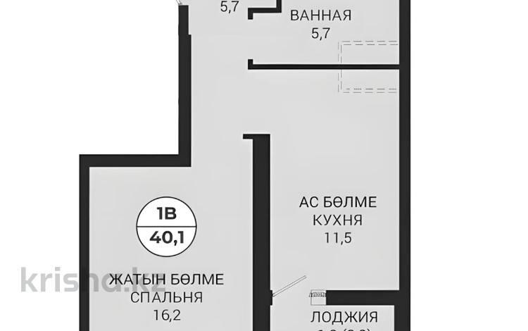 1-бөлмелі пәтер · 40.1 м² · 7/20 қабат, Толе би 19а — БЕЗ КОМИССИИ, бағасы: ~ 21 млн ₸ в Астане, Нура р-н — фото 8