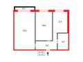 2-комнатная квартира · 45 м² · 4/5 этаж, Пришахтинск, 23й микрорайон 12 за 14.3 млн ₸ в Караганде, Алихана Бокейханова р-н — фото 2