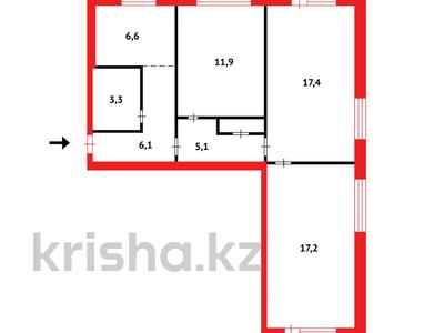 3-комнатная квартира, 71 м², 1/9 этаж, мкр Юго-Восток, Карбышева за 23.5 млн 〒 в Караганде, Казыбек би р-н