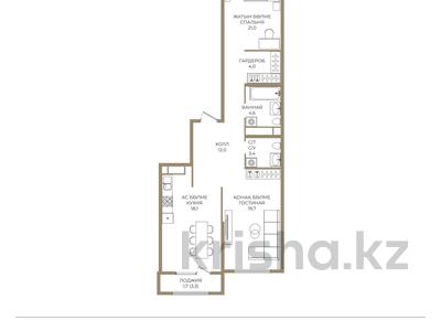 2-бөлмелі пәтер · 84.5 м² · 7/9 қабат, Каныша Сатпаева 90а/1 — СО СКИДКОЙ⭐️КОМИССИЮ С ПОКУПАТЕЛЯ НЕ БЕРЕМ️️, бағасы: ~ 64.2 млн ₸ в Алматы, Бостандыкский р-н