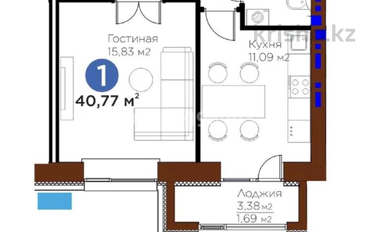 1-комнатная квартира · 41 м² · 6/9 этаж, Е 915 12 — Аль Фараби за 32 млн ₸ в Астане, Есильский р-н — фото 2