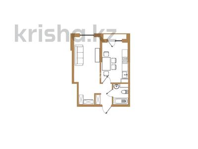 1-комнатная квартира · 37.7 м² · 6/6 этаж, мкр Кайрат уч. 377 за 23 млн ₸ в Алматы, Турксибский р-н