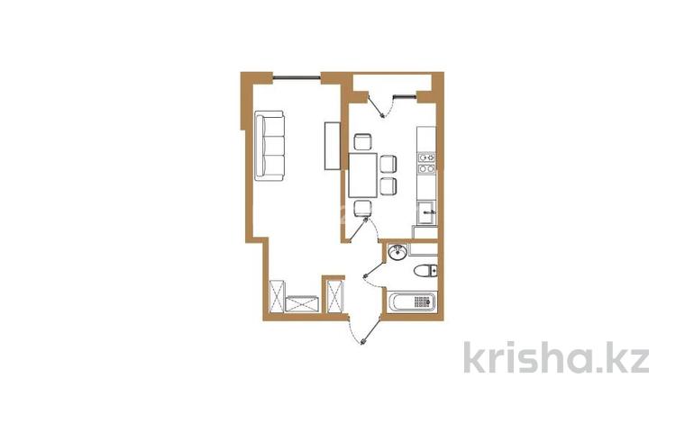 1-комнатная квартира · 37.7 м² · 6/6 этаж, мкр Кайрат уч. 377 за 23 млн ₸ в Алматы, Турксибский р-н — фото 2