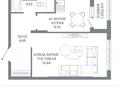 1-бөлмелі пәтер · 37.1 м² · 6/14 қабат, Пересечение ул. Калдаякова и ул. Жургенова, бағасы: ~ 21.2 млн ₸ в Астане, Сарайшык р-н
