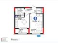 1-бөлмелі пәтер · 39 м² · 8/9 қабат, Е-321 6/2, бағасы: 24.5 млн ₸ в Астане, Есильский р-н — фото 3