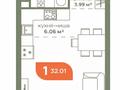 1-комнатная квартира · 32 м² · 2/12 этаж, мкр Алгабас 10 за 16.5 млн ₸ в Алматы, Алатауский р-н