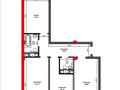 3-комнатная квартира · 91 м² · 4/10 этаж, Каныша Сатпаева 82/9 за ~ 46.9 млн ₸ в Усть-Каменогорске — фото 3