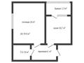 1-бөлмелі пәтер · 39 м², Береке, бағасы: ~ 15.2 млн ₸ в Костанае — фото 15