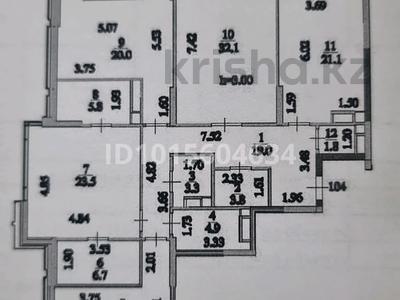4-бөлмелі пәтер · 165 м² · 13/15 қабат, Турар Рыскулов 3, бағасы: 250 млн ₸ в Астане, Есильский р-н