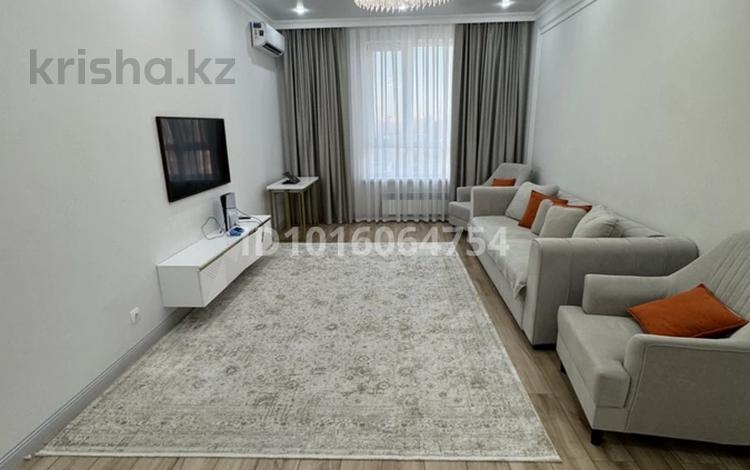 3-комнатная квартира · 90.2 м² · 10/16 этаж, Илияс Омаров 2/1 за 69 млн ₸ в Астане, Нура р-н — фото 2