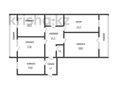 4-бөлмелі пәтер · 137.1 м² · 6/9 қабат, касымханова 10, бағасы: 99 млн ₸ в Костанае