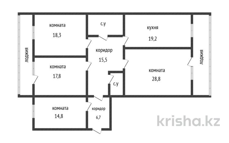 4-бөлмелі пәтер · 137.1 м² · 6/9 қабат, касымханова 10, бағасы: 99 млн ₸ в Костанае — фото 2