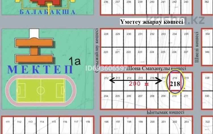 Участок · 10 соток, Шона Смақанұлы 218 за 6.6 млн ₸ в Шымкенте, Абайский р-н — фото 157