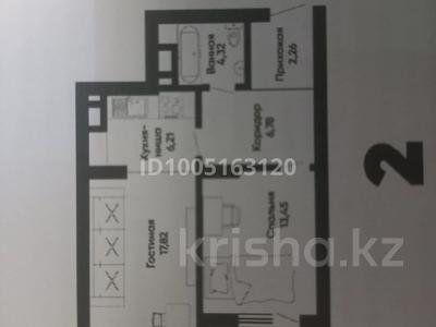 2-бөлмелі пәтер · 52.6 м² · 9/14 қабат, Шамши Калдаяков 16, бағасы: ~ 35 млн ₸ в Астане, Сарайшык р-н
