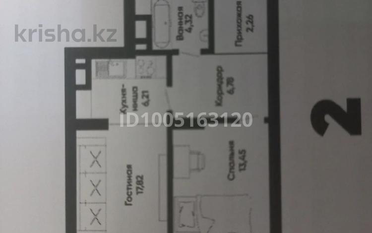 2-бөлмелі пәтер · 52.6 м² · 9/14 қабат, Шамши Калдаяков 16, бағасы: ~ 35 млн ₸ в Астане, Сарайшык р-н — фото 2