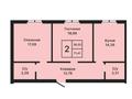 2-комнатная квартира · 71.41 м², 40-й мкр 3 за ~ 22.9 млн ₸ в Актау — фото 3