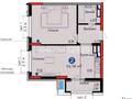 2-комнатная квартира · 57 м² · 13/15 этаж, Пр.Кабанбай батыра 5 — Ул.Т.Рыскулова за 38 млн 〒 в Астане, Есильский р-н