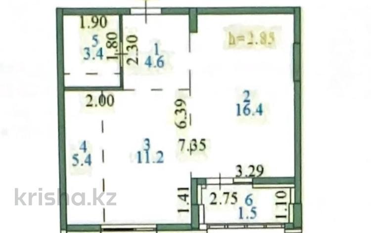 1-комнатная квартира, 43 м², 5/9 этаж, Е-669 за 18.5 млн 〒 в Астане, Есильский р-н — фото 2