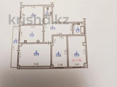 4-комнатная квартира · 99 м² · 5/5 этаж, КИСЛОВОДСКАЯ 42 за ~ 46 млн ₸ в Алматы, Алмалинский р-н