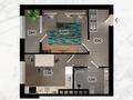 1-бөлмелі пәтер · 41 м² · 8/8 қабат, 41-й мкр 5/4, бағасы: 5.4 млн ₸ в Актау — фото 3