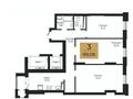 3-комнатная квартира · 89.08 м², Улица Чингиз Айтматов, 63 за ~ 43.2 млн ₸ в Астане, Нура р-н — фото 3