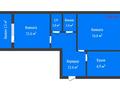 2-комнатная квартира · 51.6 м² · 2/5 этаж, Темирбаева 11 за 21.9 млн ₸ в Костанае — фото 2