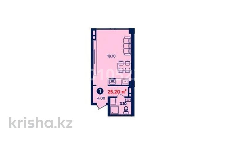 1-комнатная квартира · 25.2 м² · 3/15 этаж, мкр Шымсити 777 — Туркия за ~ 9.8 млн ₸ в Шымкенте, Абайский р-н — фото 11