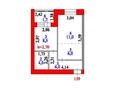 2-комнатная квартира · 38 м² · 8/9 этаж, Байтурсынова 36 за 23 млн ₸ в Астане, Алматы р-н — фото 19