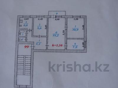 4-бөлмелі пәтер · 61.8 м² · 5/5 қабат, А.Кунанбаева 15, бағасы: 25 млн ₸ в Балыкшы